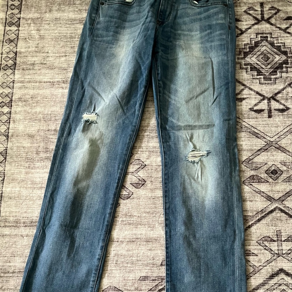Banana Republic Women's Distressed Blue Jeans